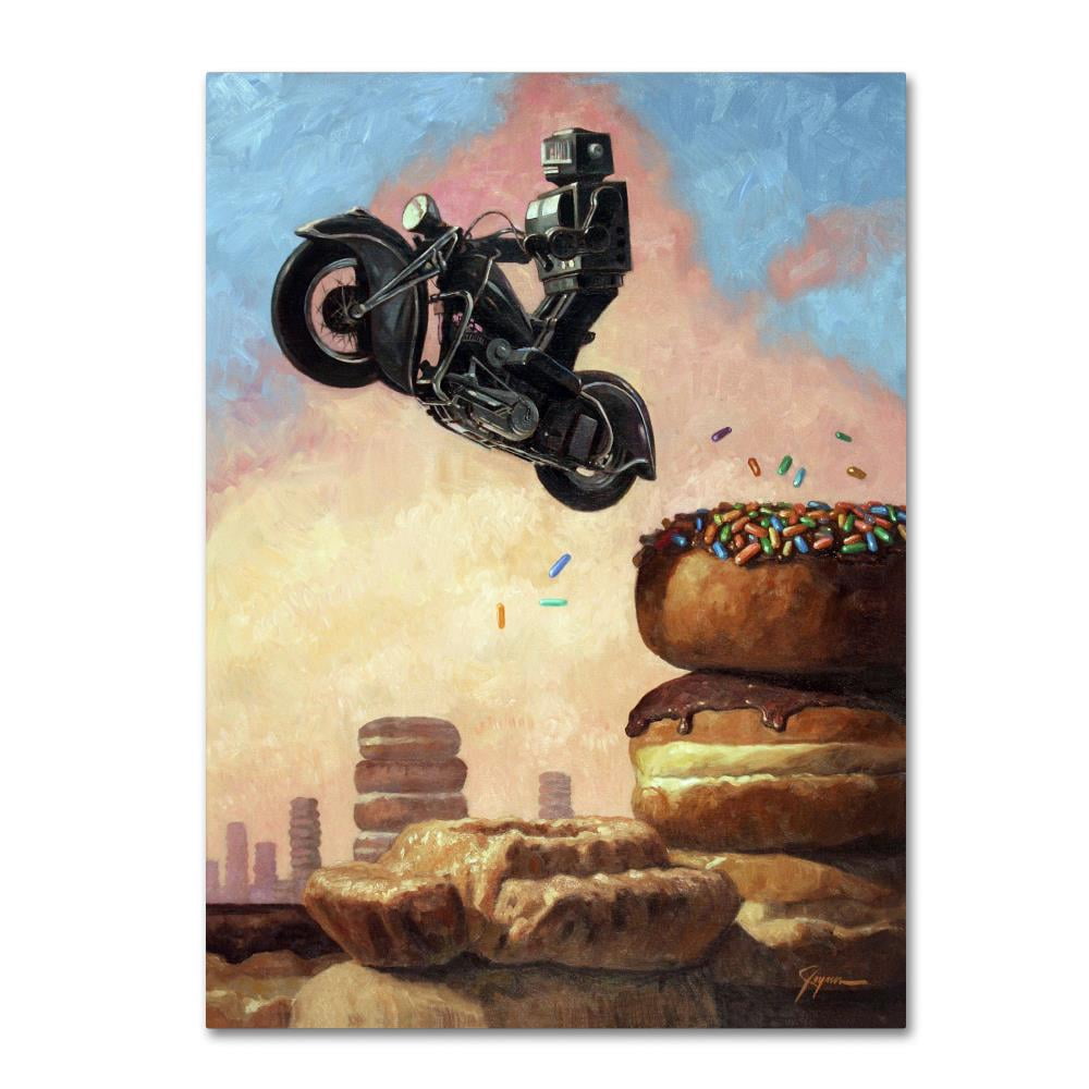 Eric Joyner 'Dark Rider Again' Canvas Art