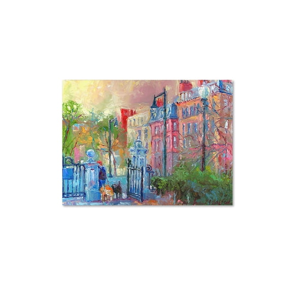 Trademark Fine Art Richard Wallich Boston Canvas Wall Art - 24x32