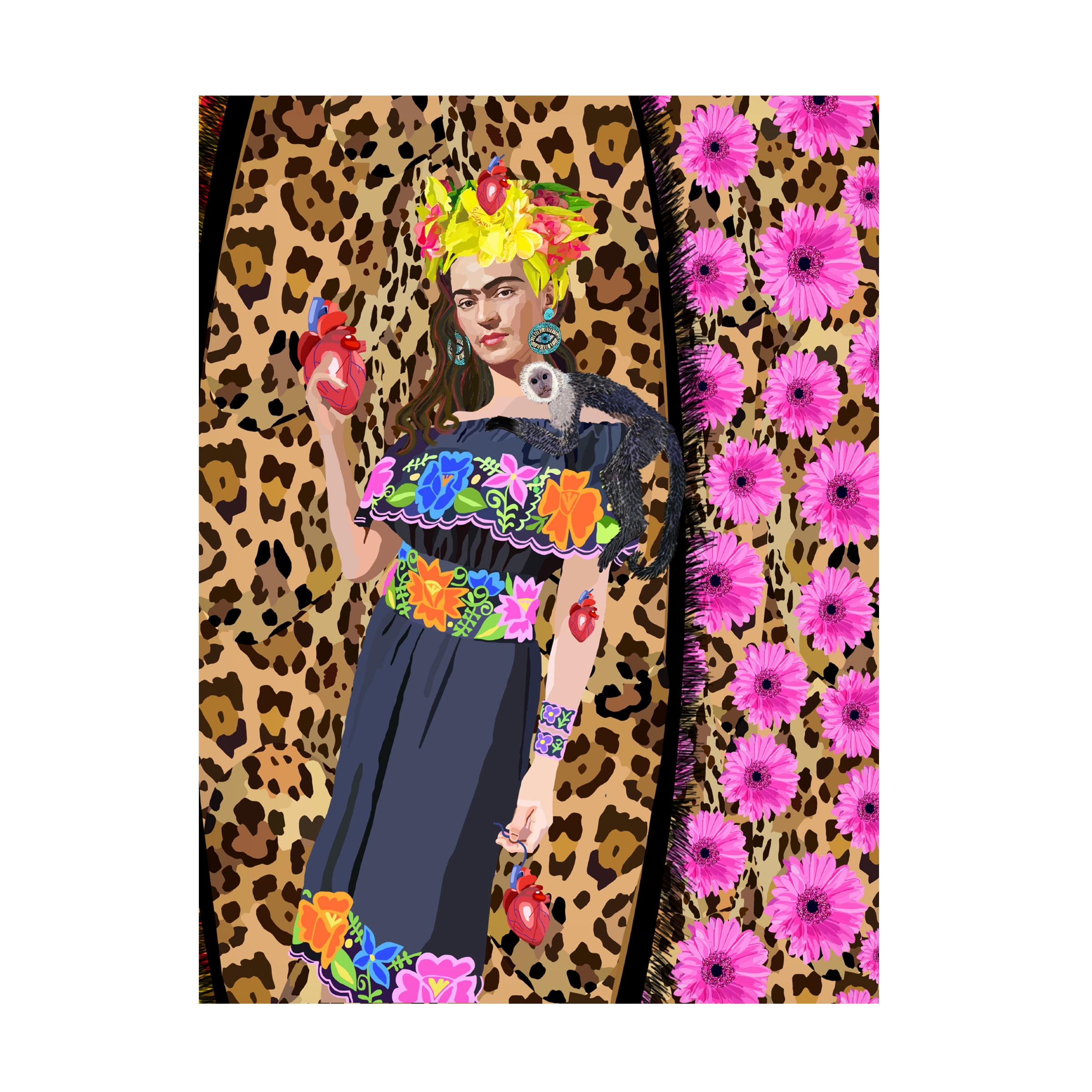 Lynnda Rakos 'love Frida' Canvas Art