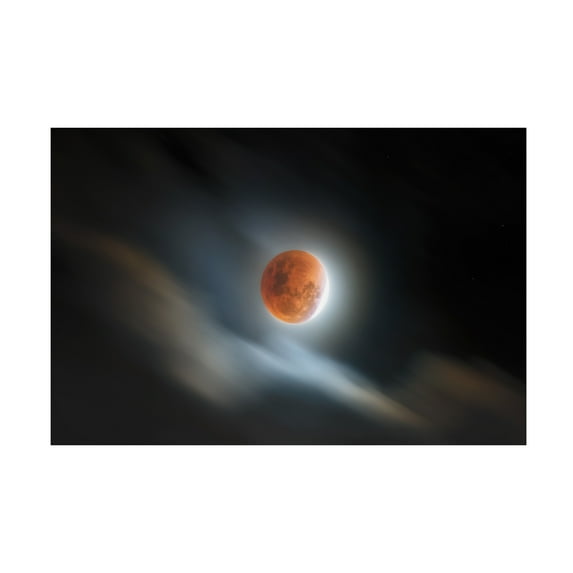 Rooswandy Juniawan 'super blood lunar eclipse' Canvas Art