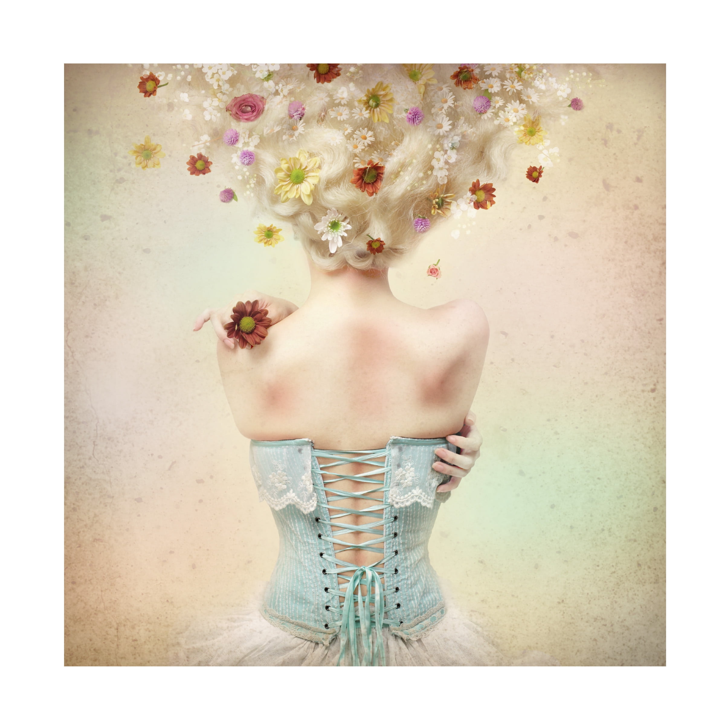 Kiyo Murakami 'Girl Of The Flower Garden' Canvas Art