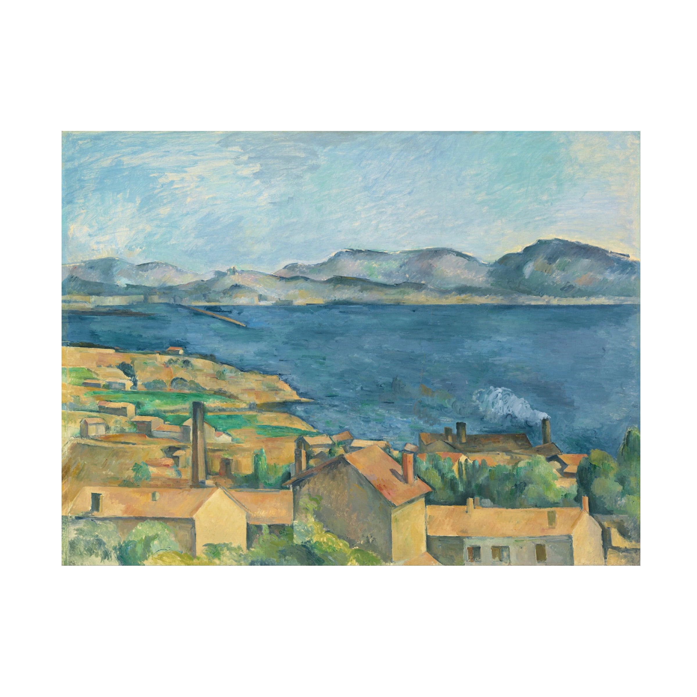 Cezanne 'The Bay Of Marseilles' Canvas Art
