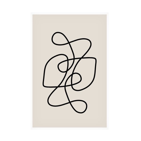 THE MIUUS STUDIO 'Line Art' Canvas Art