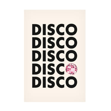 Frankie KerrDineen 'Disco' Canvas Art