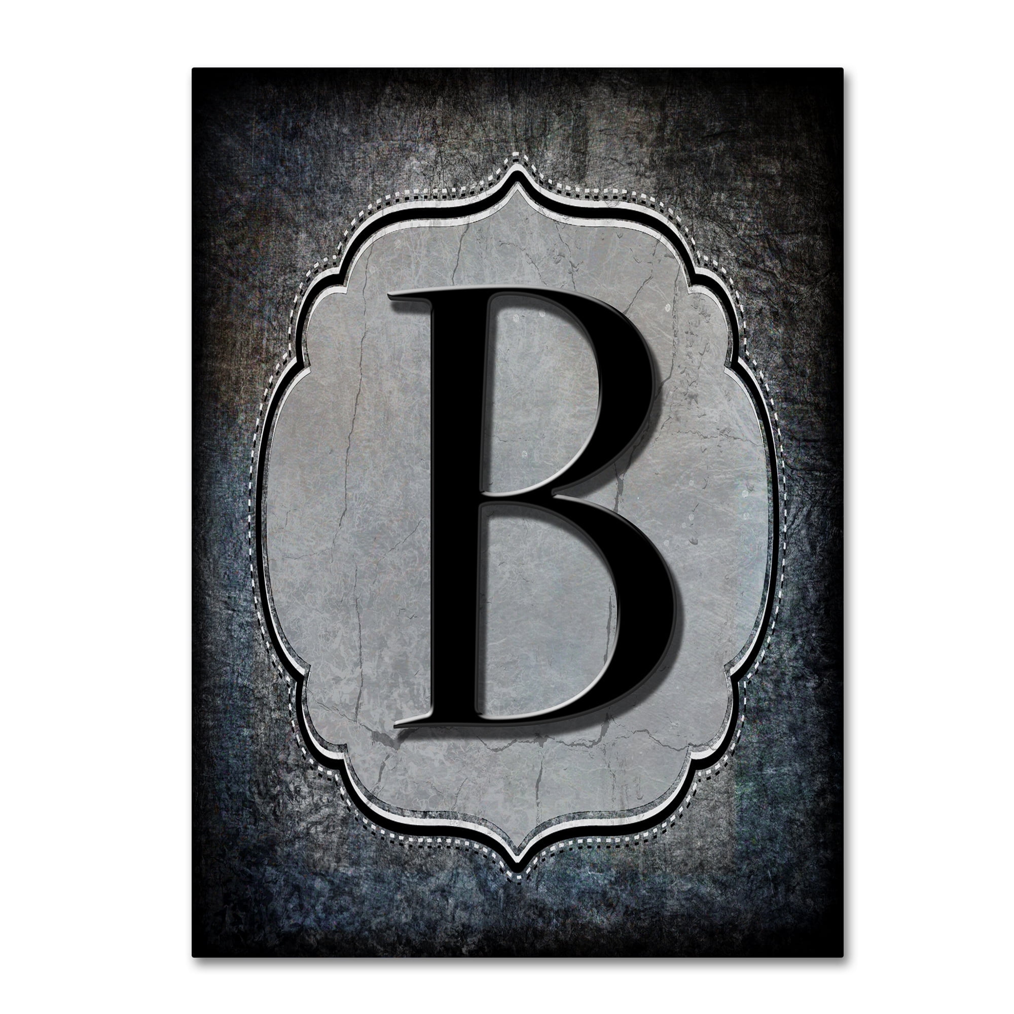 LightBoxJournal 'Letter B' Canvas Art
