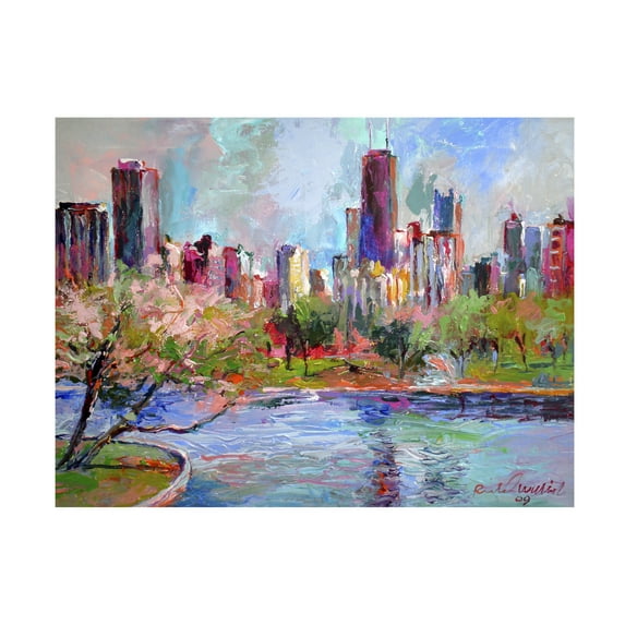 Trademark Fine Art Richard Wallich Cityscape 2 Canvas Wall Art - 35x47