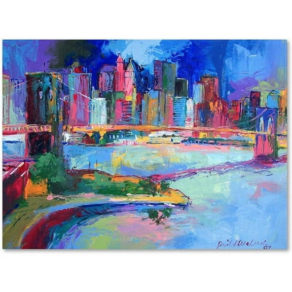 Trademark Fine Art Richard Wallich Brooklyn Canvas Wall Art - 14x19