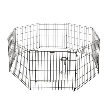 PETMAKER Indoor/Outdoor Foldable Puppy Dog Playpen with Eight 24in Panels