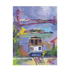 Trademark Fine Art Richard Wallich San Francisco 2 Canvas Wall Art - 14x19