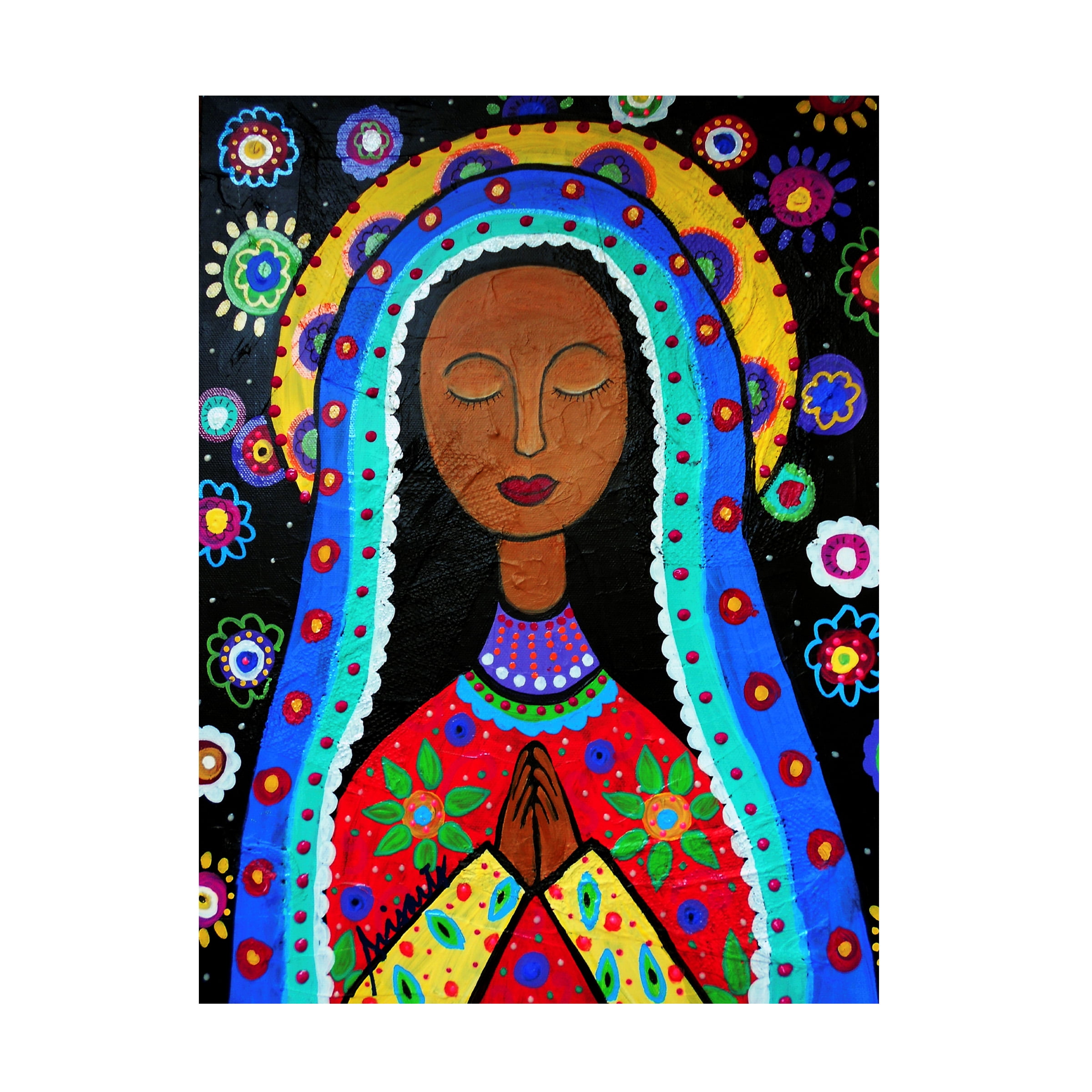 Trademark Fine Art Prisarts Our Lady Of Guadalupe II Canvas Wall Art - 18x24