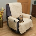 thumbnail image 1 of PETMAKER Recliner Cover - Chair Cover for Dogs, Pets, and Kids (Tan), 1 of 5