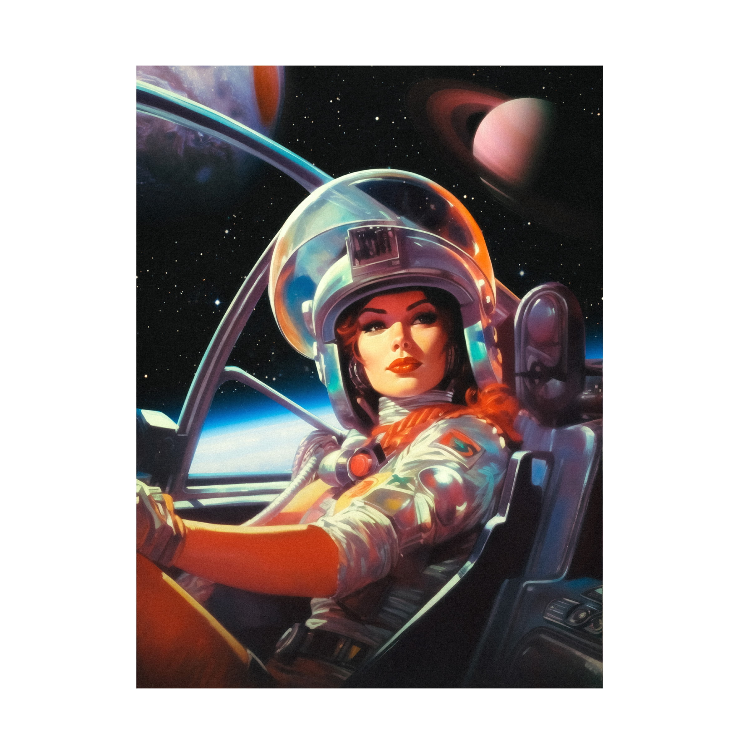 Taudalpoi 'Next Stop Mars' Canvas Art