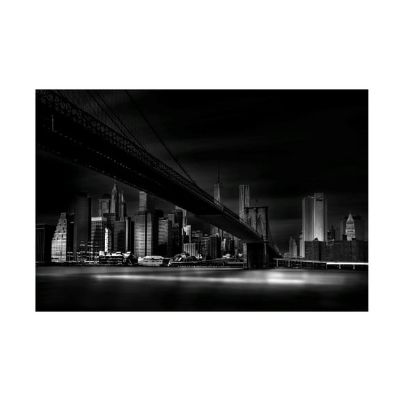 Peter Futo 'Gotham City ' Canvas Art