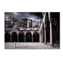 Daniel Murphy 'Lady And The Mosque' Canvas Art