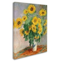 Claude Monet 'Sunflowers' Canvas Art