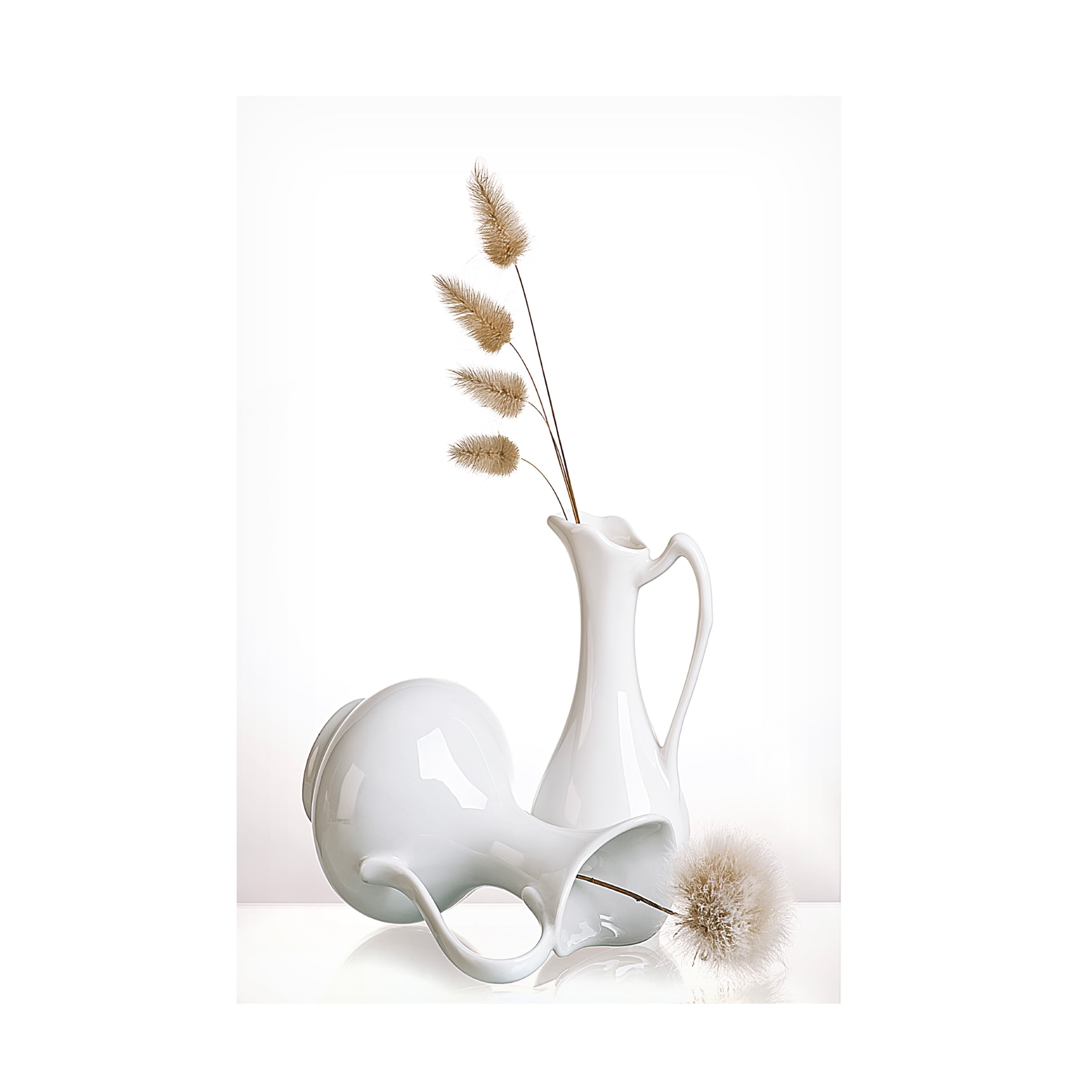 Aida Ianeva 'White' Canvas Art