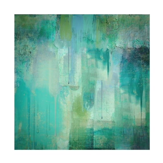 Color Bakery 'Aqua Circumstance' Canvas Art