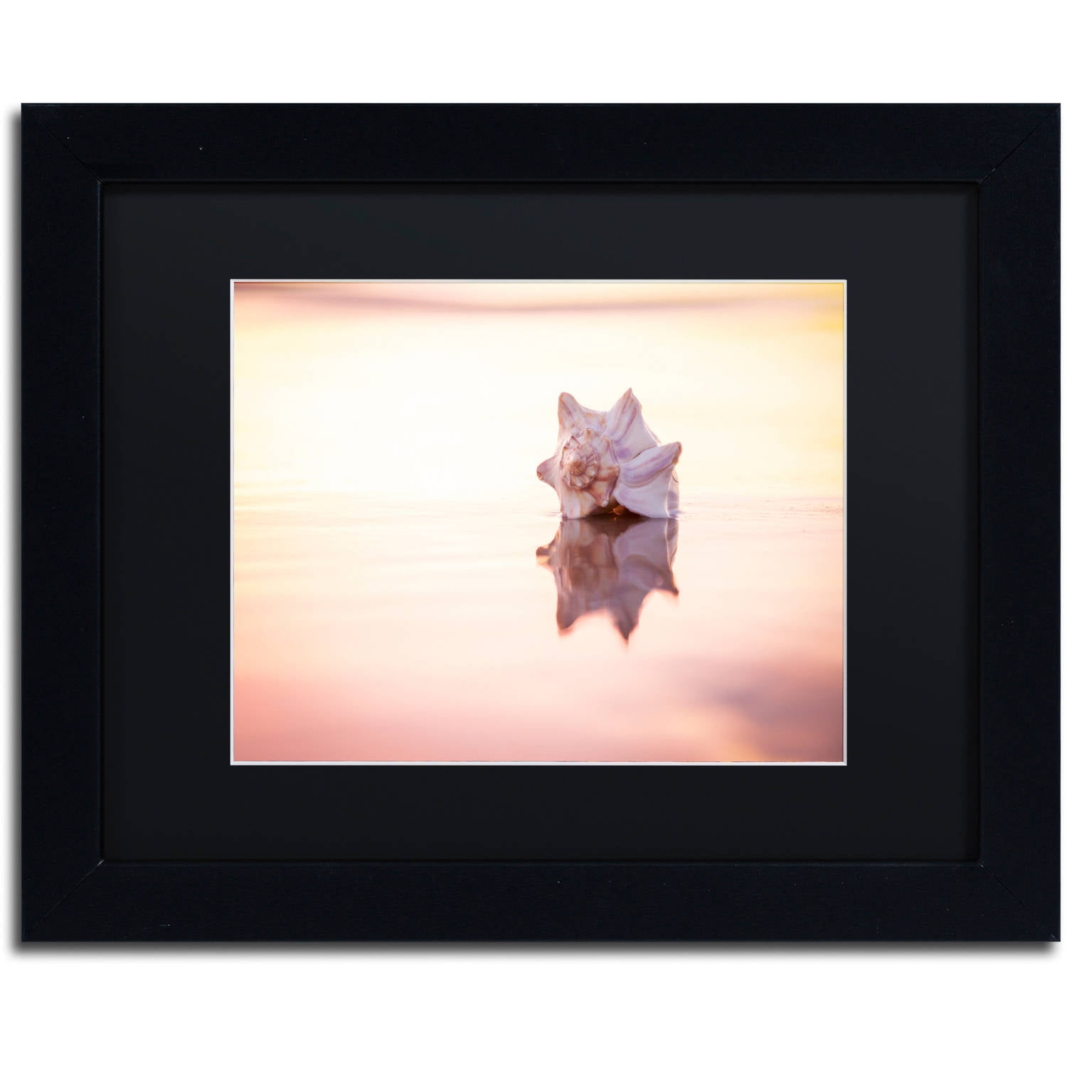 Chris Moyer 'King of the Beach' Black Matted Framed Art