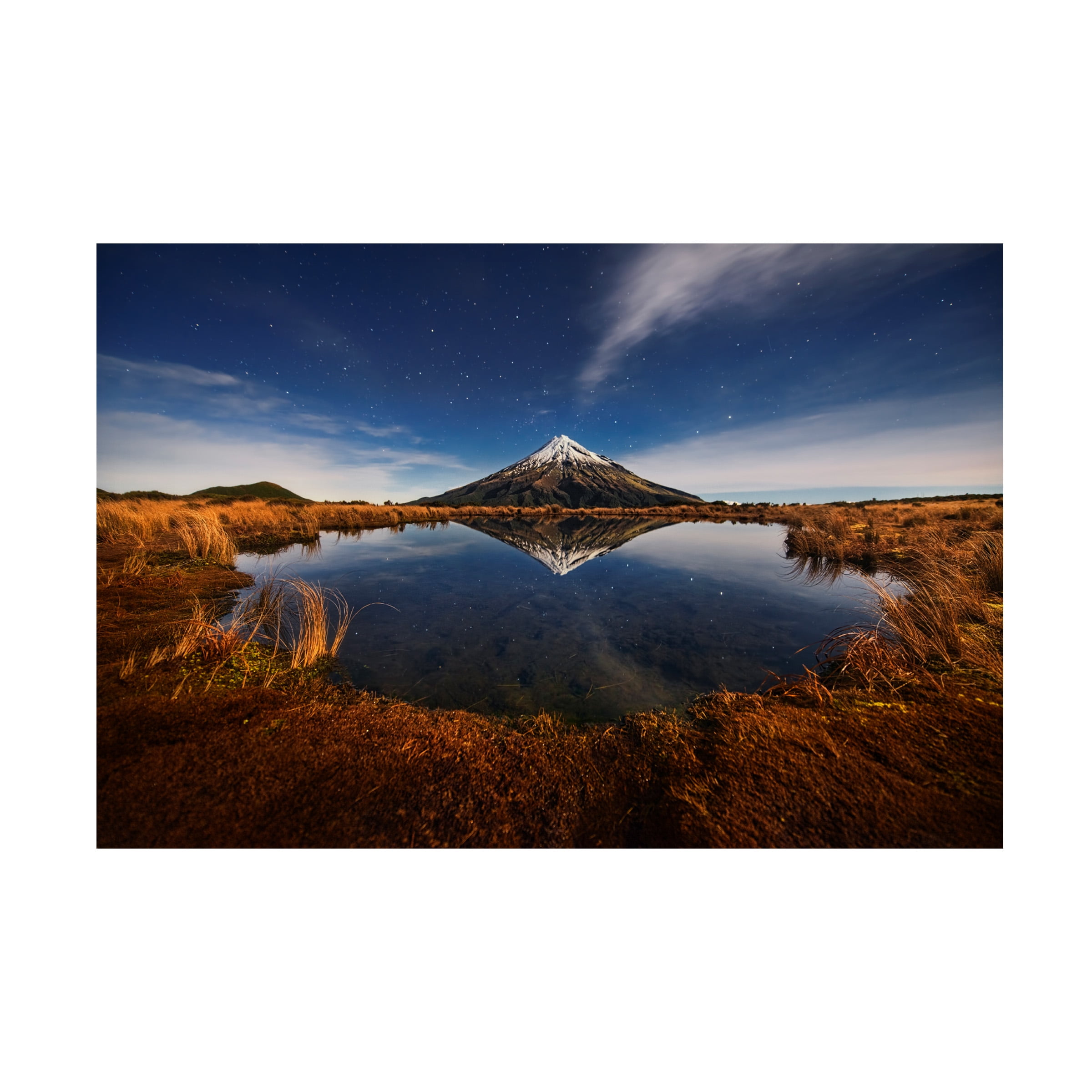 Yan Zhang 'Mount Taranaki' Canvas Art