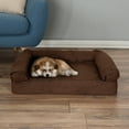 thumbnail image 1 of Dog Bed Orthopedic Pet Sofa Bed with Memory Foam and Foam Stuffed Bolsters 30x20.5x7.5 Bro, 1 of 6