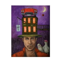 Trademark Fine Art Leah Saulnier Cowabunga Canvas Wall Art - 18x24