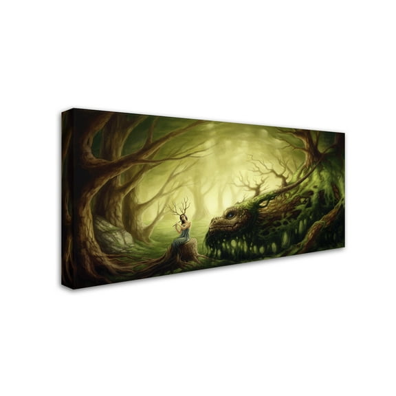 Trademark Fine Art Jojoesart Forgotten Fairytales Canvas Wall Art - 12x24