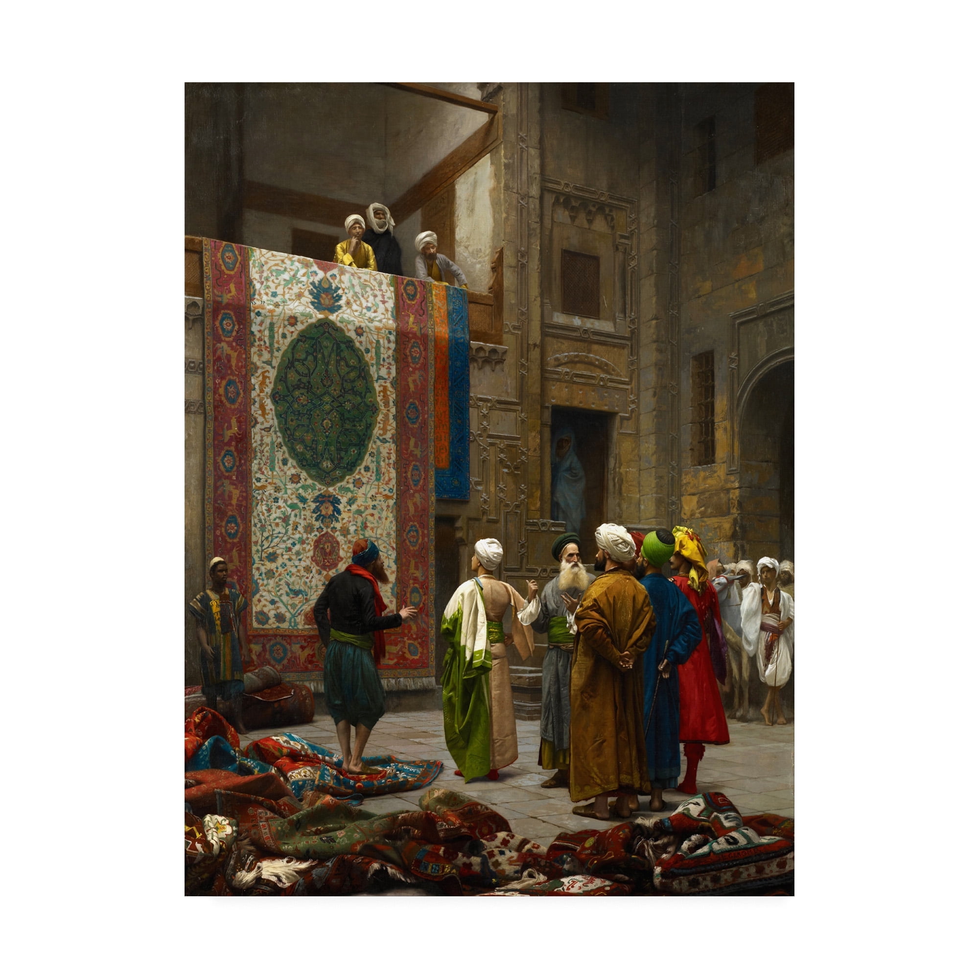 Gerome 'The Carpet Merchant' Canvas Art