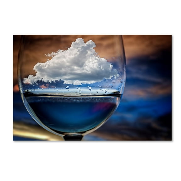 Chechi Peinado 'Cloud In A Glass' Canvas Art