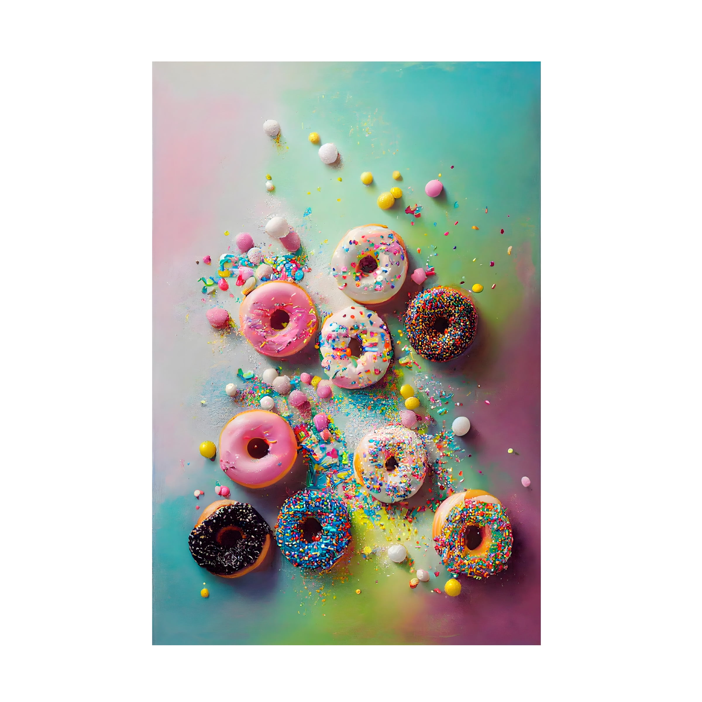 Treechild 'Delicious Donuts' Canvas Art