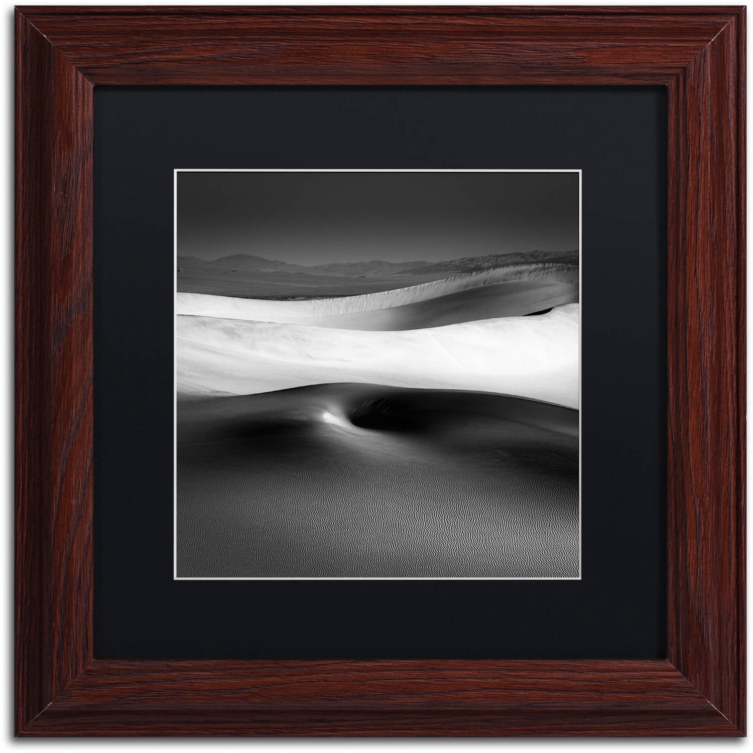 Dave MacVicar 'Navel' Black Matted Framed Art