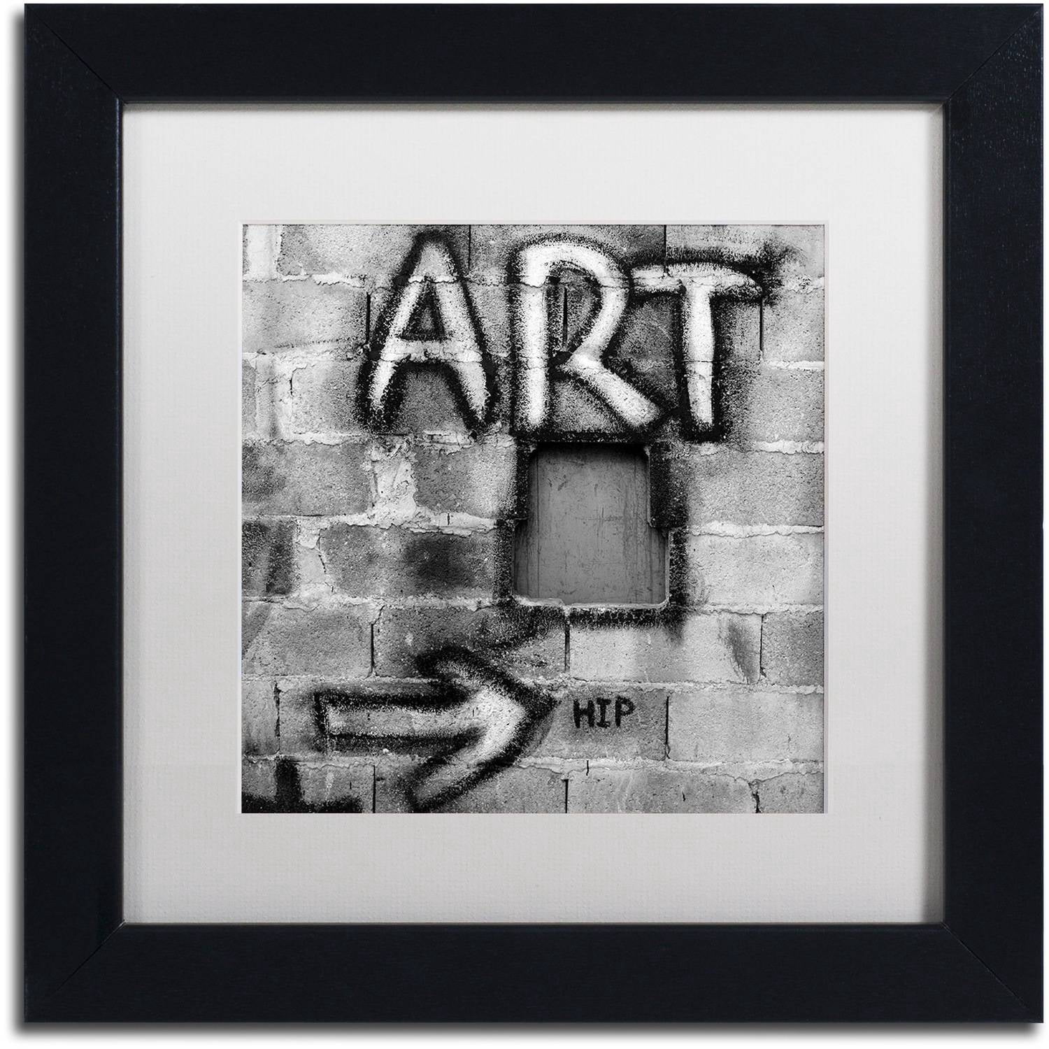 Moises Levy 'Art' Matted Framed Art