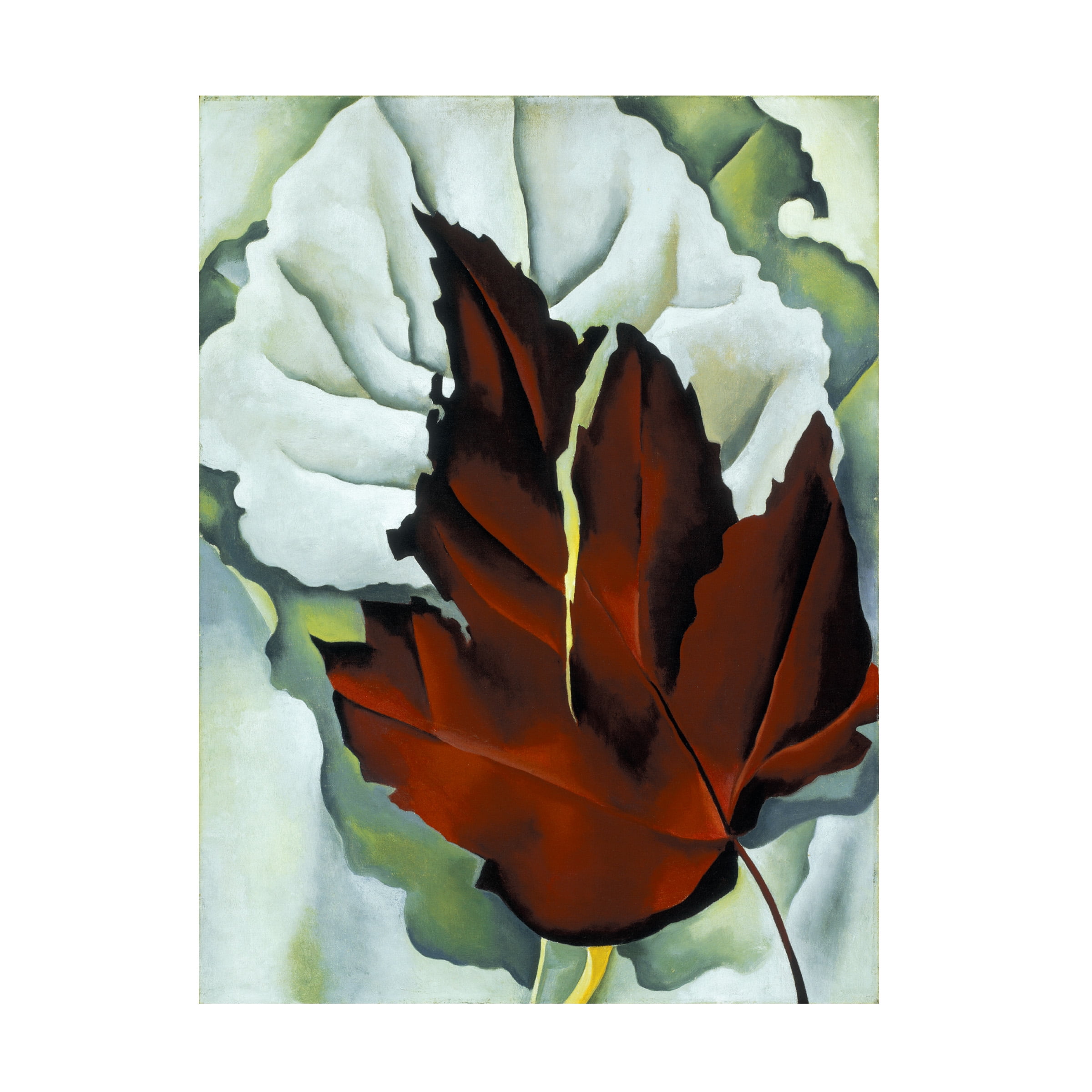 Georgia O'keefe 'Pattern of Leaves' Canvas Art