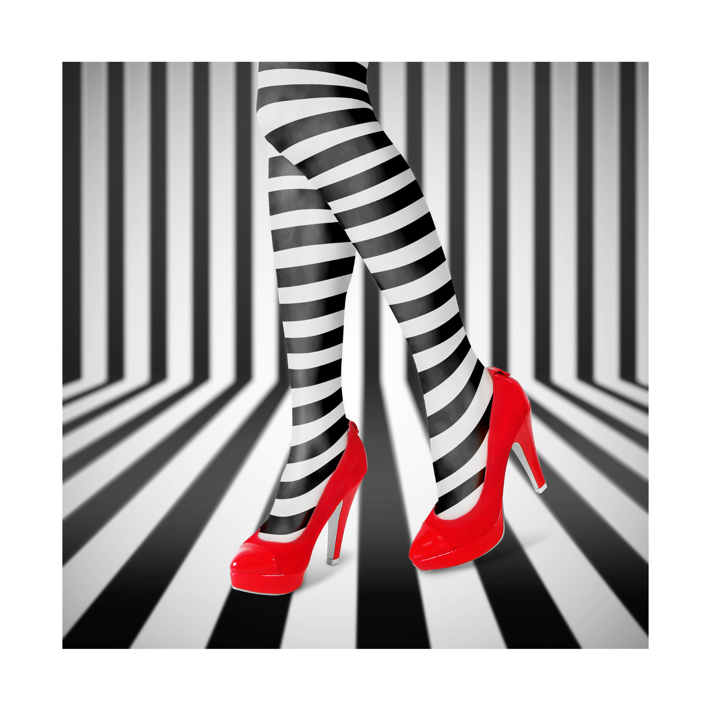 Ihdar Nur 'Red Shoes' Canvas Art