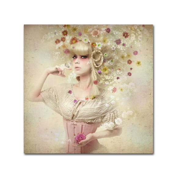 Kiyo Murakami 'Girl Of The Flower Garden' Canvas Art