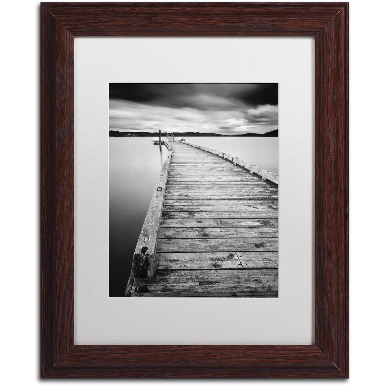 Moises Levy 'Motchia' Matted Framed Art