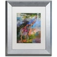 thumbnail image 1 of Richard Wallich 'Giraffe' Matted Framed Art, 1 of 5