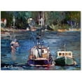 thumbnail image 1 of Trademark Fine Art Richard Wallich Waiting to Ride Canvas Wall Art - 14x19, 1 of 3
