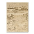 thumbnail image 1 of Van Gogh 'A View From The Wheatfields' Canvas Art, 1 of 3