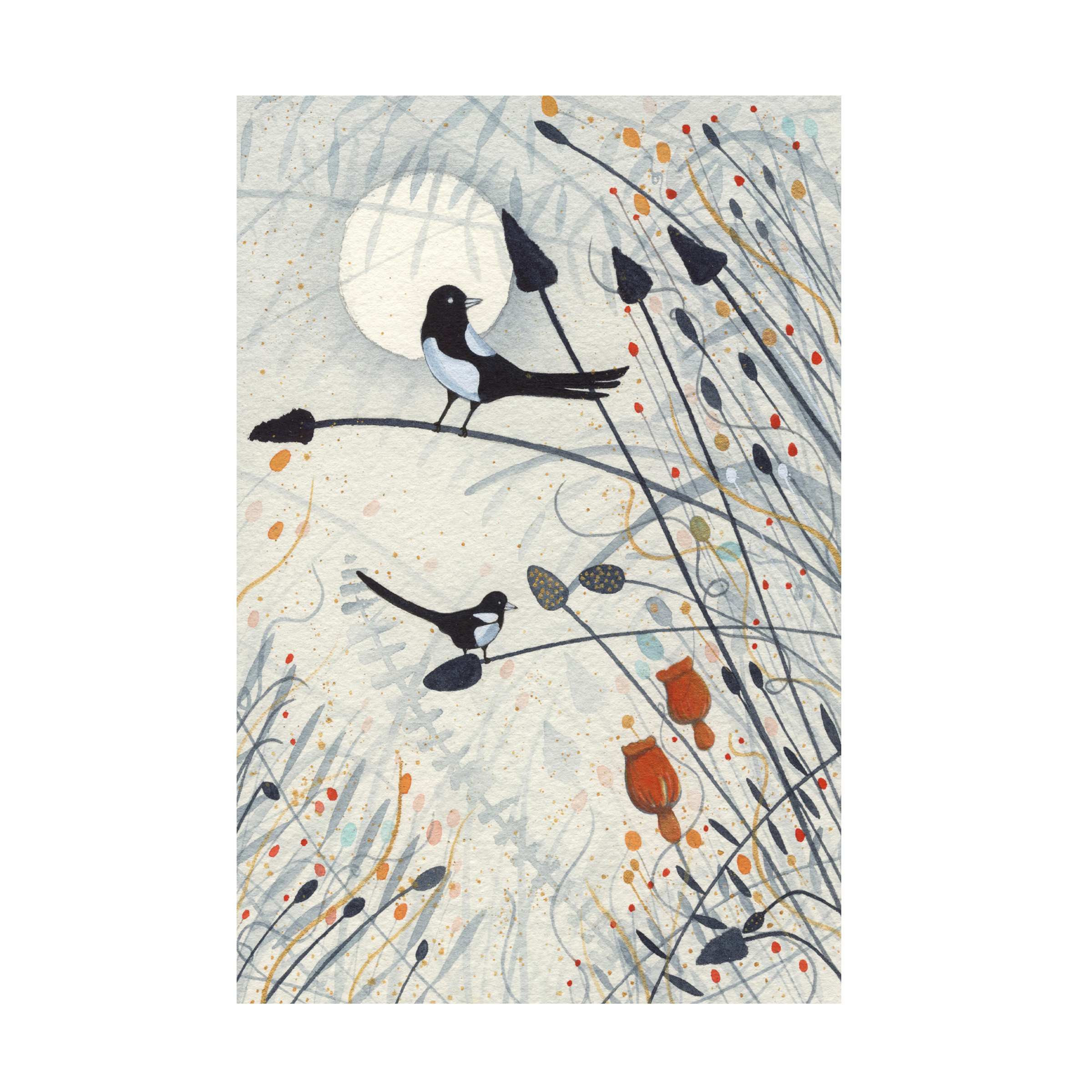 Michelle Campbell 'Two For Joy' Canvas Art