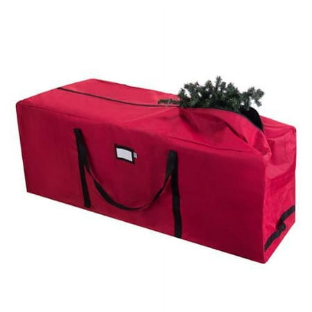 Elf Stor Rolling Christmas Tree Storage Bag for 9-Ft Artificial Trees (Red)