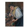 thumbnail image 1 of Cezanne 'Young Italian Woman At A Table' Canvas Art, 1 of 3