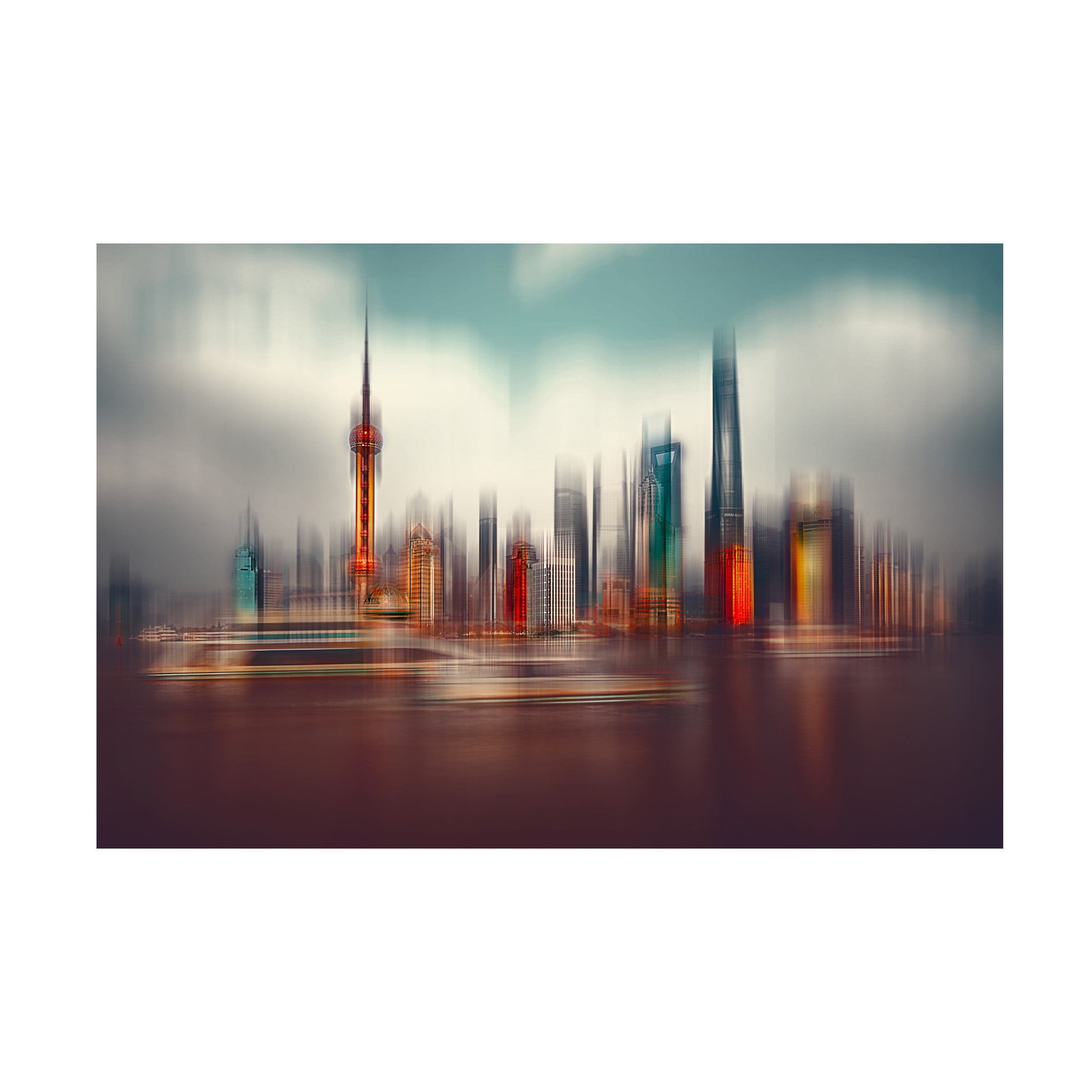 Carmine Chiriaco 'Colors Of Shanghai' Canvas Art