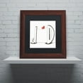 thumbnail image 1 of Carla Martell 'D is for Dog' Black Matted Framed Art, 1 of 1