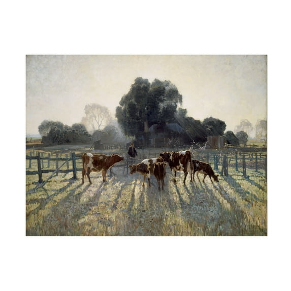 Trademark Fine Art Elioth Gruner Spring Frost Canvas Wall Art - 18x24