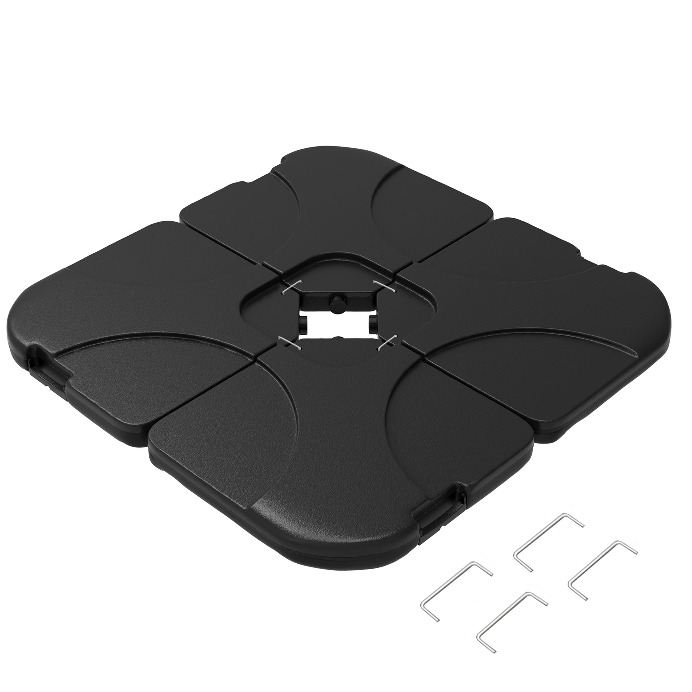 Pure Garden Umbrella Base for Crossbar Pole Cantilever or Offset Umbrellas