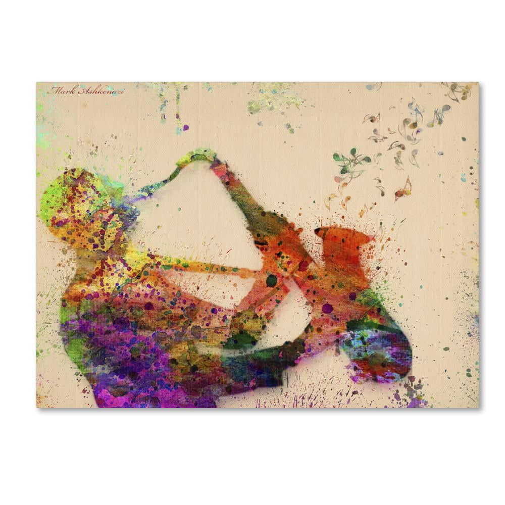 Mark Ashkenazi 'Saxophone' Canvas Art