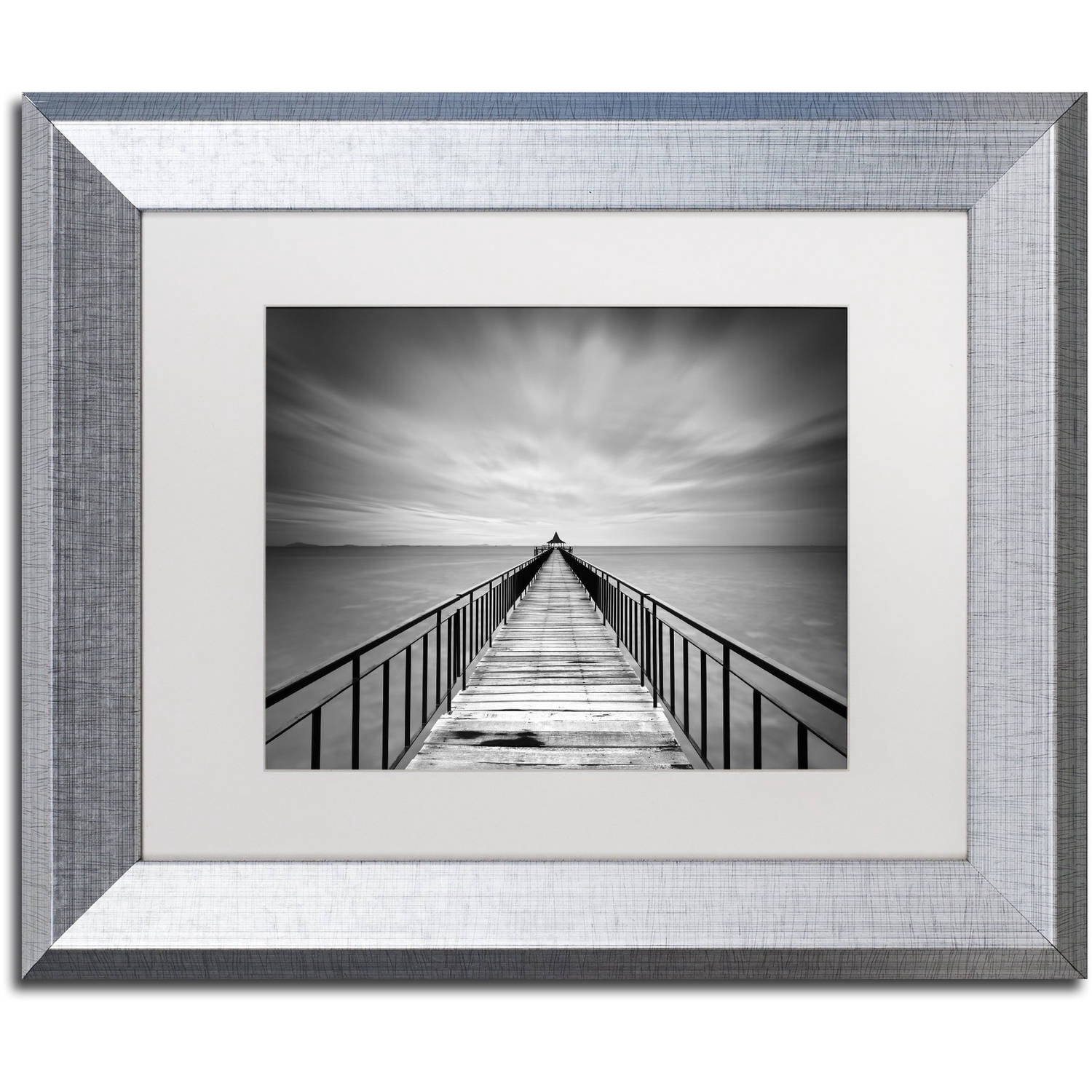Michael de Guzman 'Withstand' Matted Framed Art