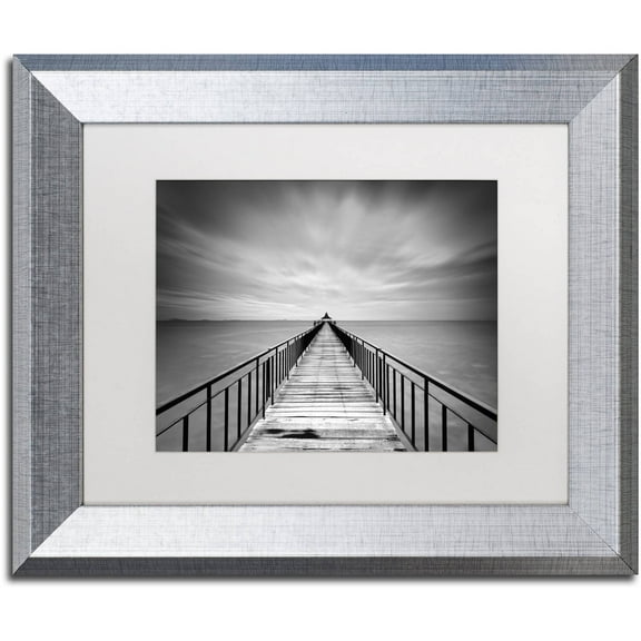 Michael de Guzman 'Withstand' Matted Framed Art