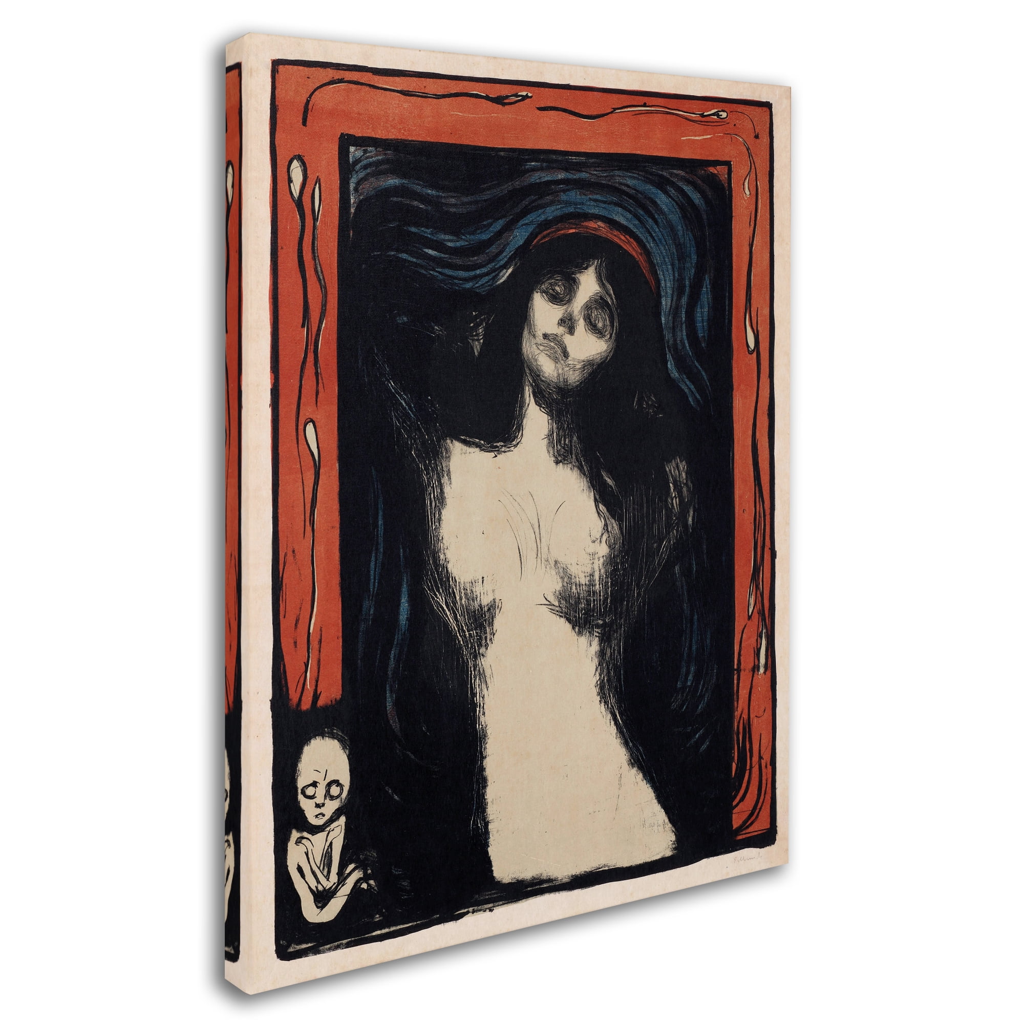 Edvard Munch 'Madonna 2' Canvas Art