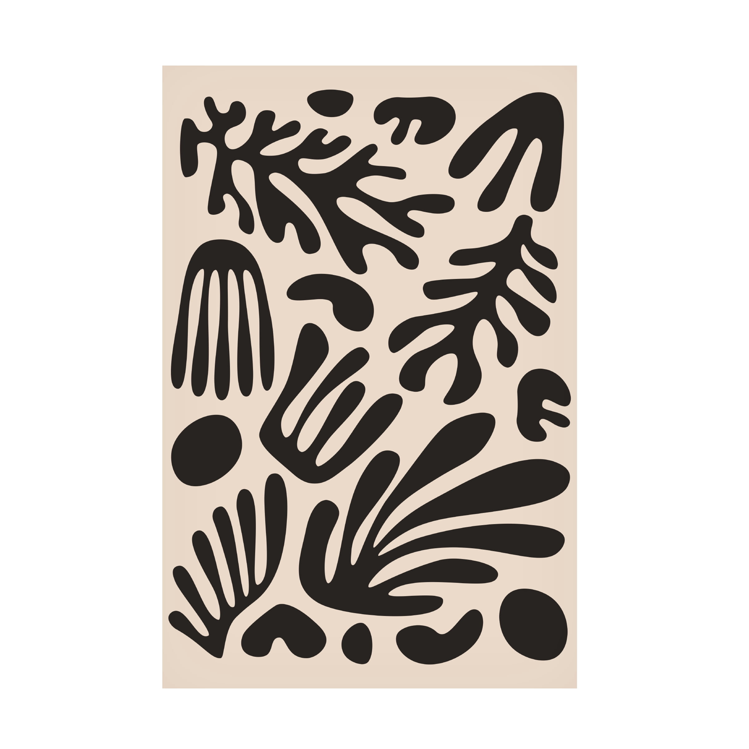 jay stanley 'Henri Matisse Black Algae Collection 3' Canvas Art